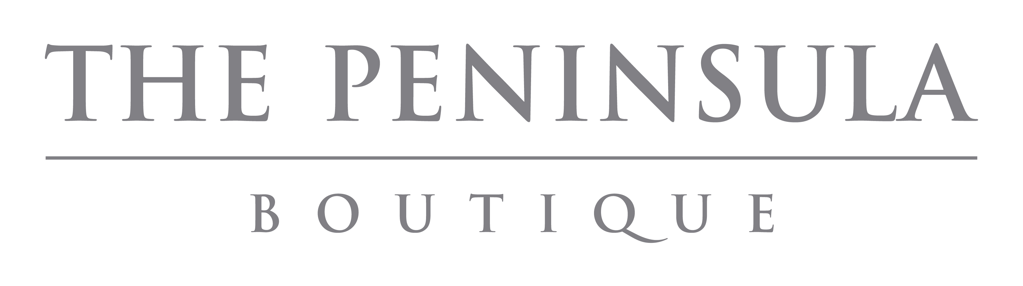 The Peninsula Boutique Logo - English