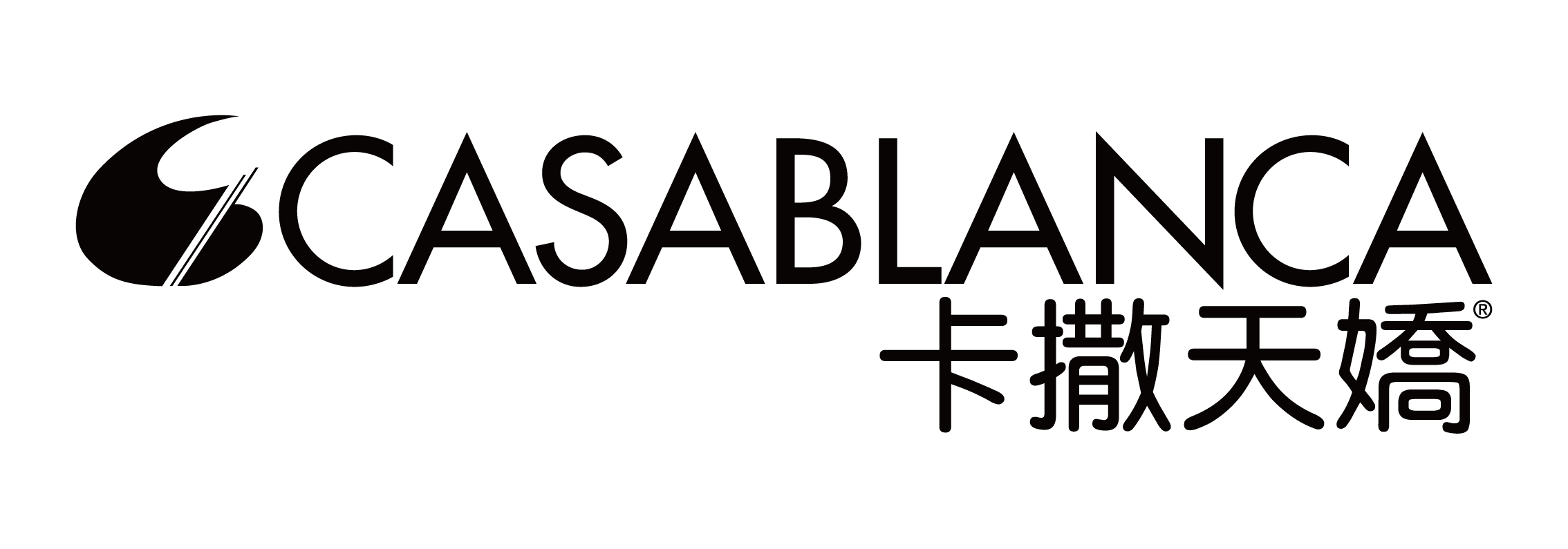Casablanca black font